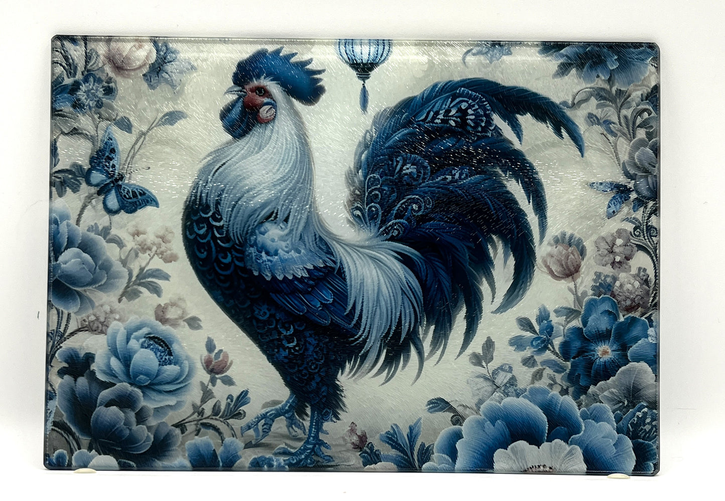 Blue Rooster Cutting Board