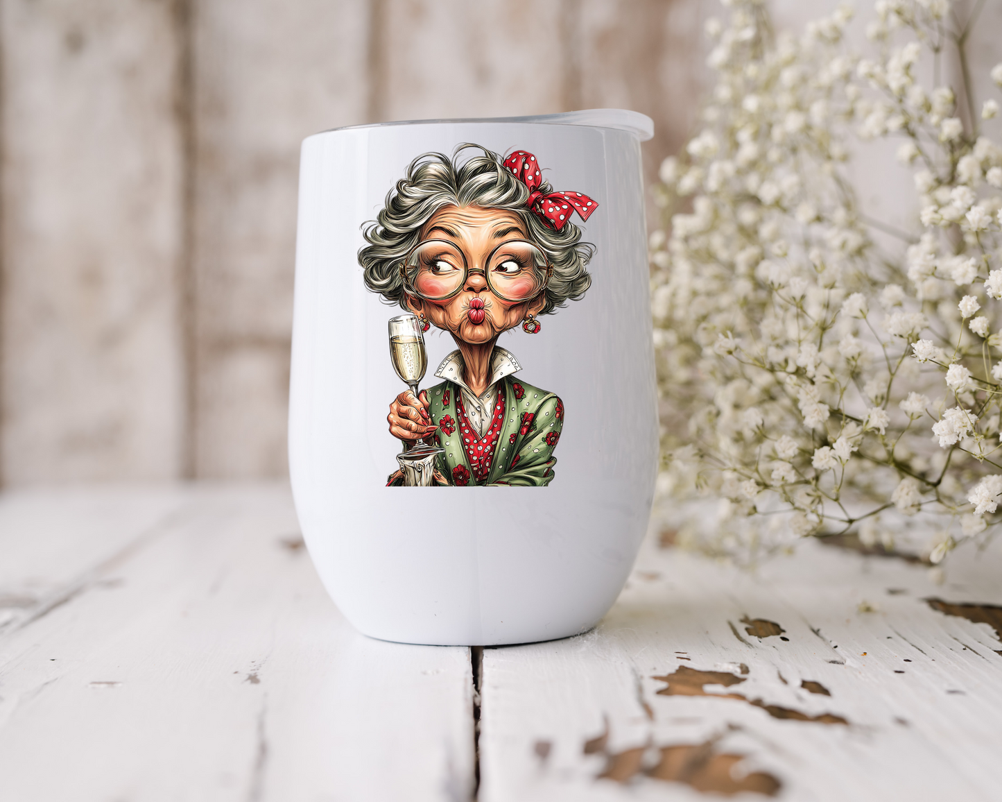 Wine Tumbler - Best Friend and Champagne