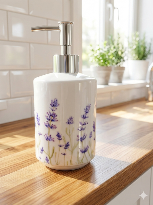 Lavender Field  Soap Dispenser