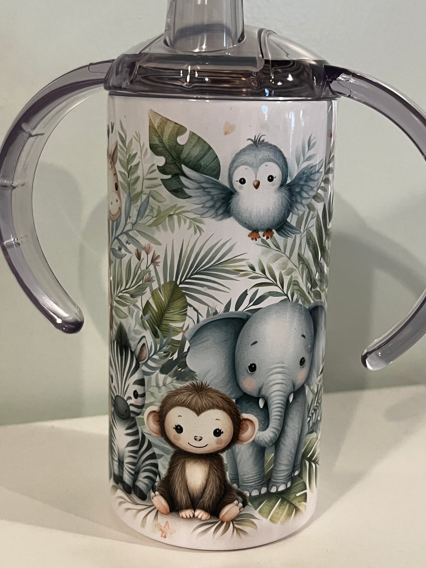 Baby Jungle Animals  Sippy Cup