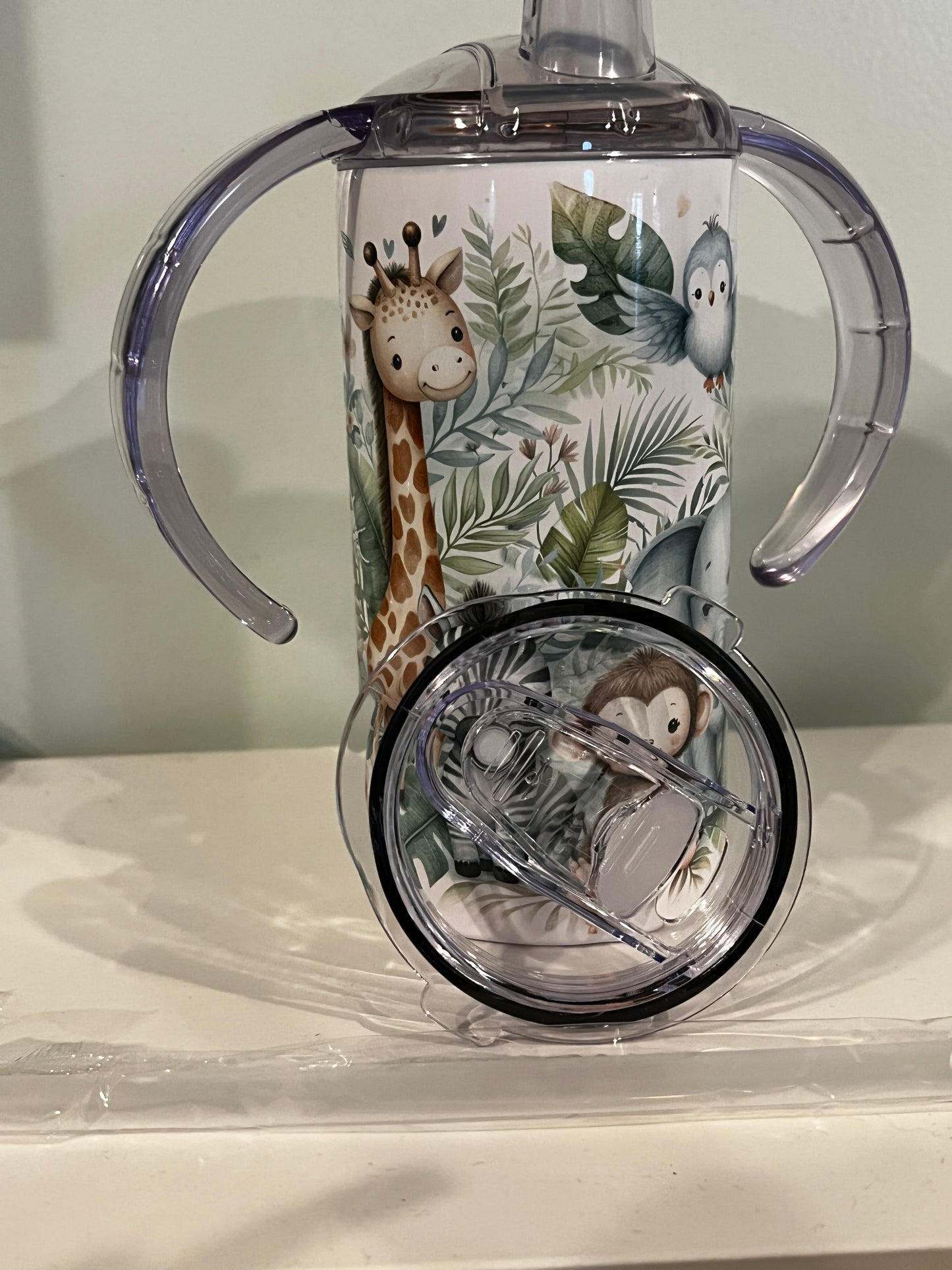 Baby Jungle Animals  Sippy Cup