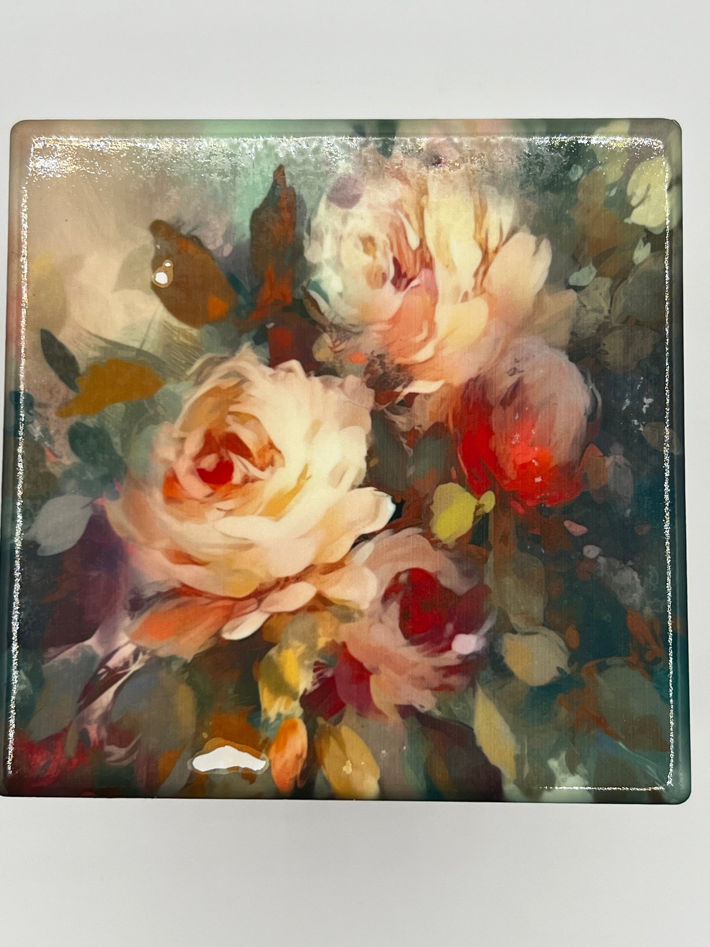 Water Color Floral Coaster