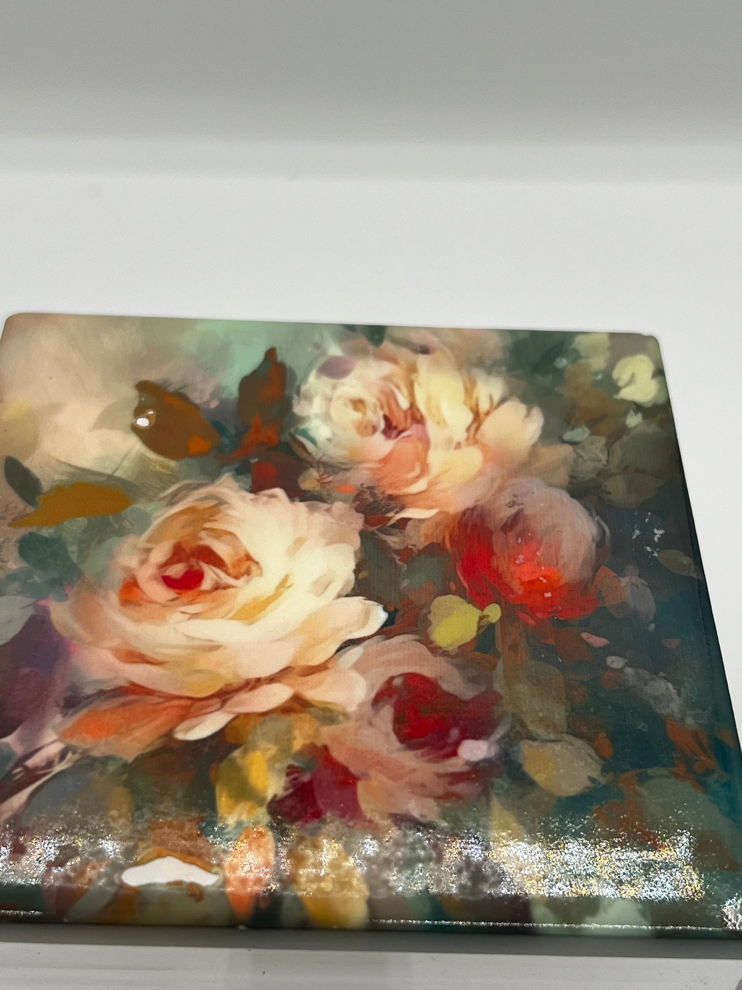 Water Color Floral Coaster