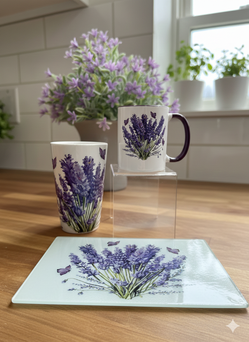 Lavender Field  Soap Dispenser