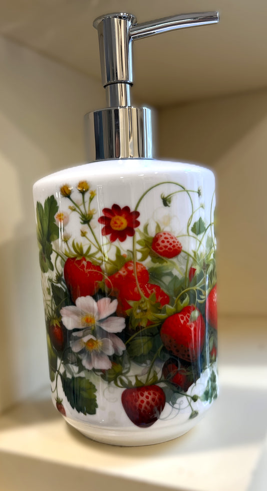Strawberry Soap / Lotion Dispenser