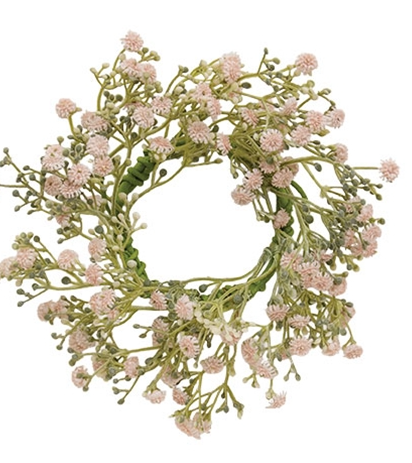 Soft Pink Candle Ring 3.5"