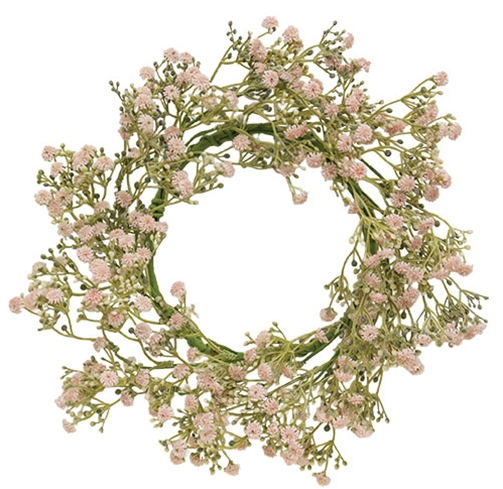 Blushing Pink Candle Ring 6.5"