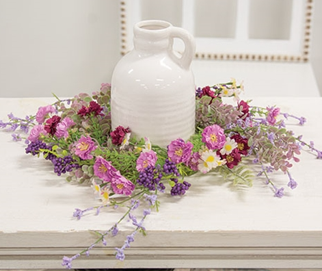 Spring Meadow Candle Ring 6.5"