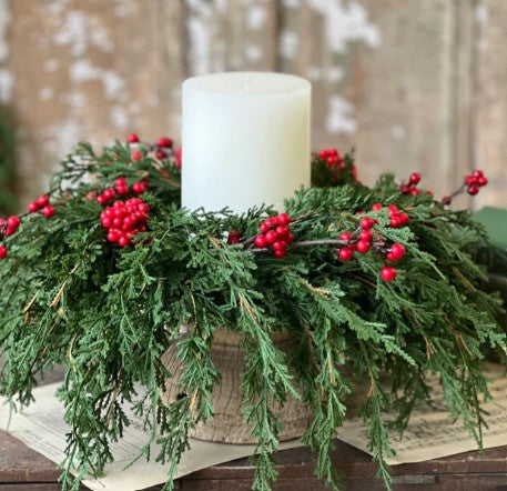 Emerald Green Candle Ring