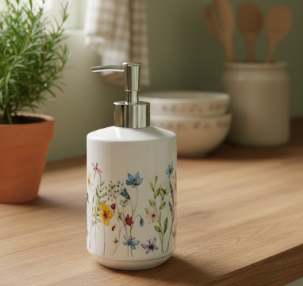 Spring Flower Soap Dispensers